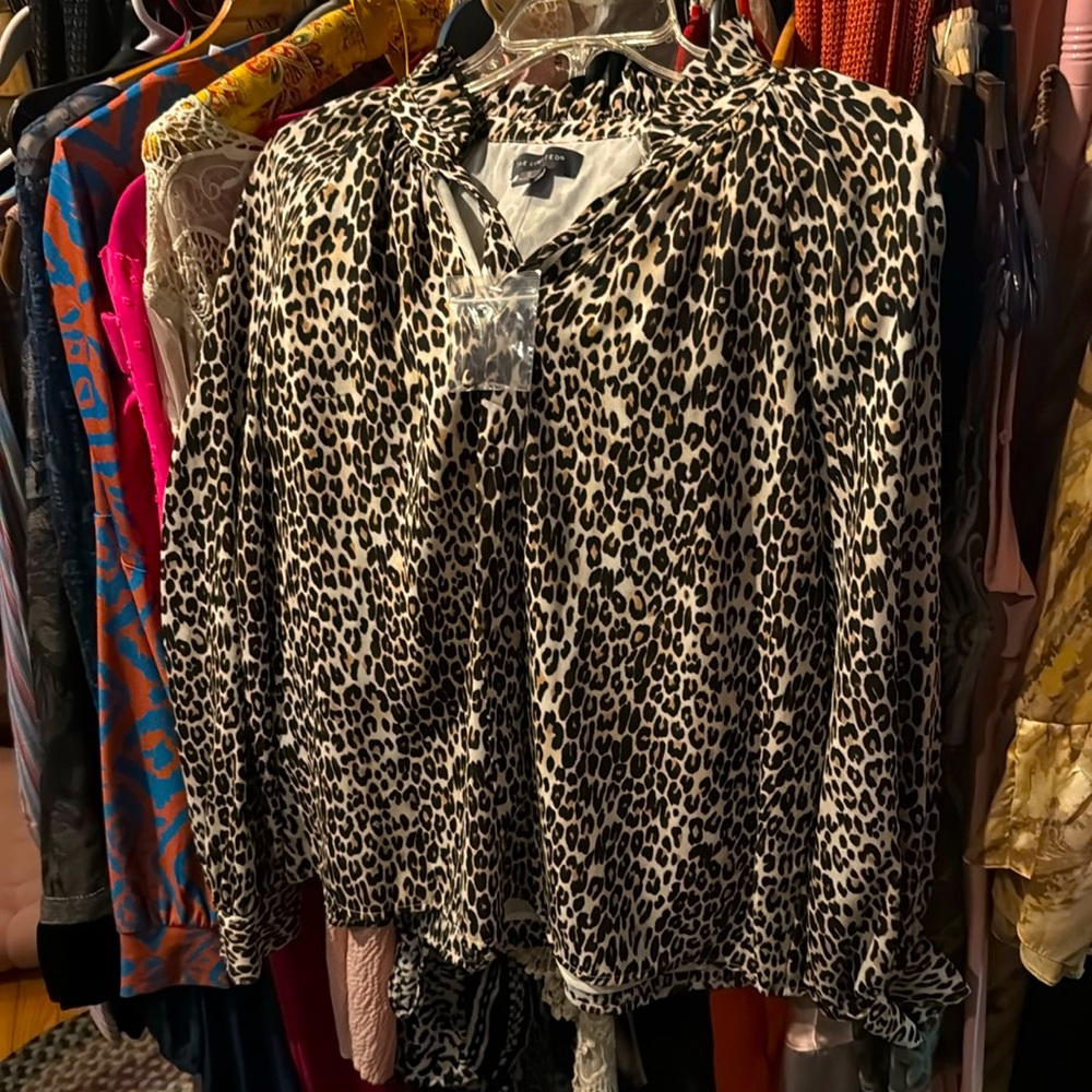 Leopard Blouse
